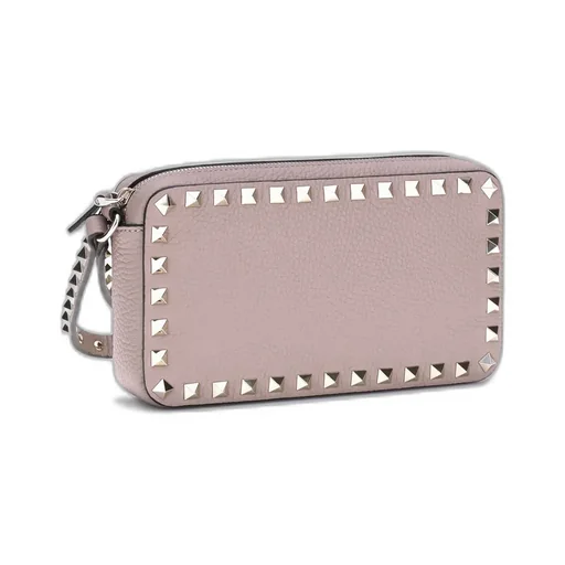 Valentino Garavani Rockstud Zip-Up Clutch Bag