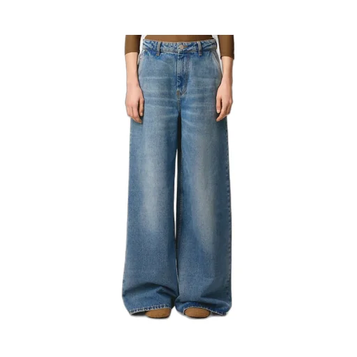 Waistband Denim Trousers