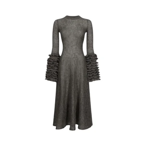 AlaÏA Frills Knitted Dress