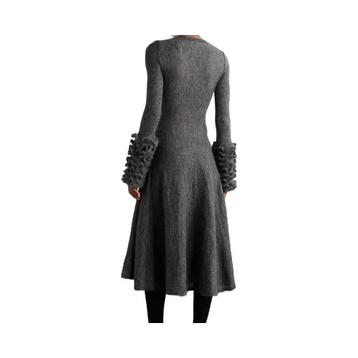 AlaÏA Frills Knitted Dress