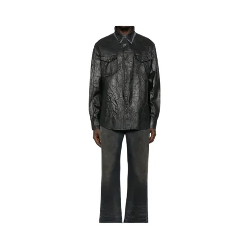 Double-Pockets Cotton Shirt