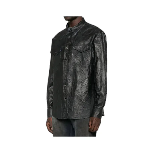 Double-Pockets Cotton Shirt