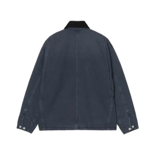 Corduroy-Collar Organic-Cotton Coat