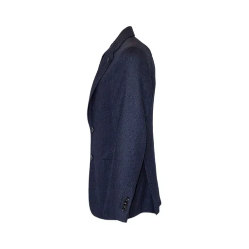 Herringbone Two-Button Blazer