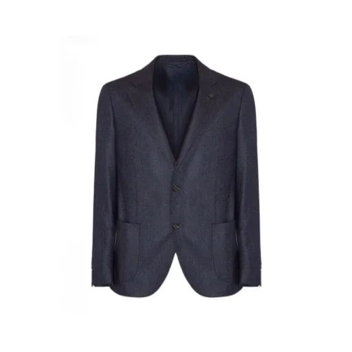 Herringbone Two-Button Blazer
