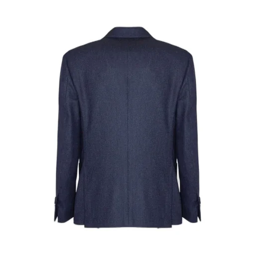 Herringbone Two-Button Blazer