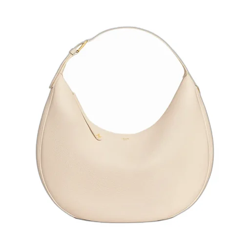 Large Celine Lulu In Grained Calfskin