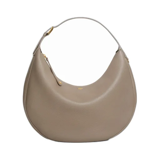 Large Celine Lulu In Grained Calfskin