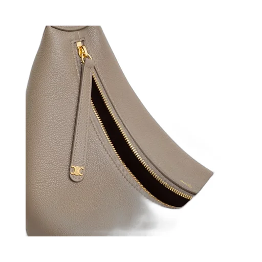 Large Celine Lulu In Grained Calfskin