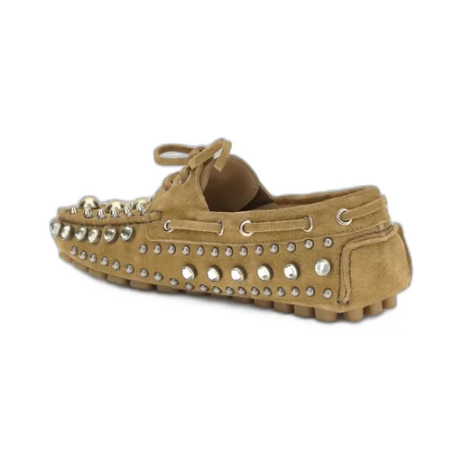 Crystal-Embellished Loafers