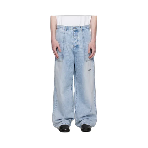 Patch-Pocket Jeans