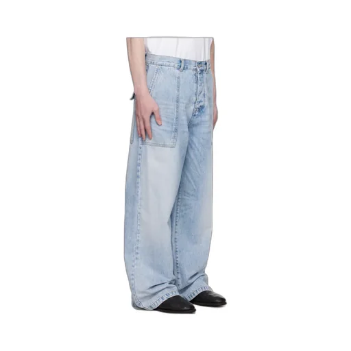 Patch-Pocket Jeans