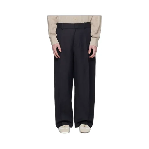Belt-Lined Casual Pants