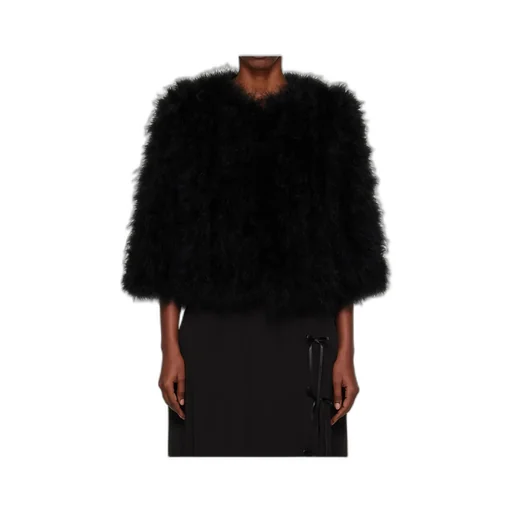 Short Feather Jacket