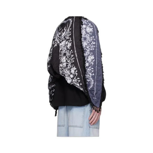 Print-Panel Cotton Sweatshirt