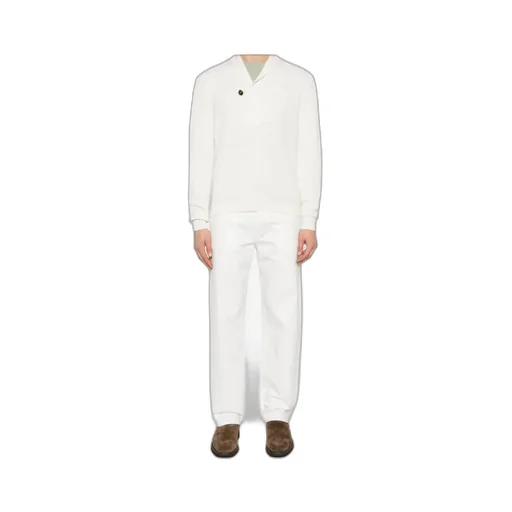 Tom Ford Botton-Detailed Shawl Collar Jumper
