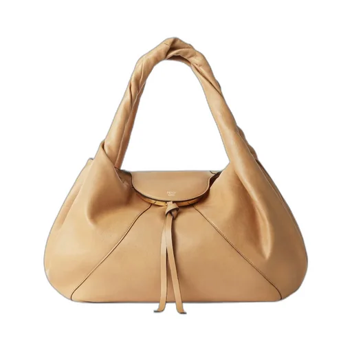 Beige Leather Bag