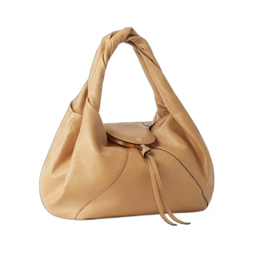 Beige Leather Bag