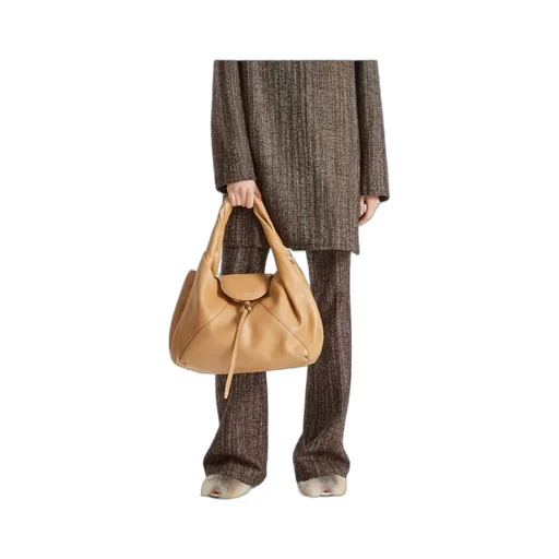 Beige Leather Bag