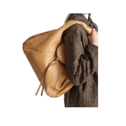 Beige Leather Bag