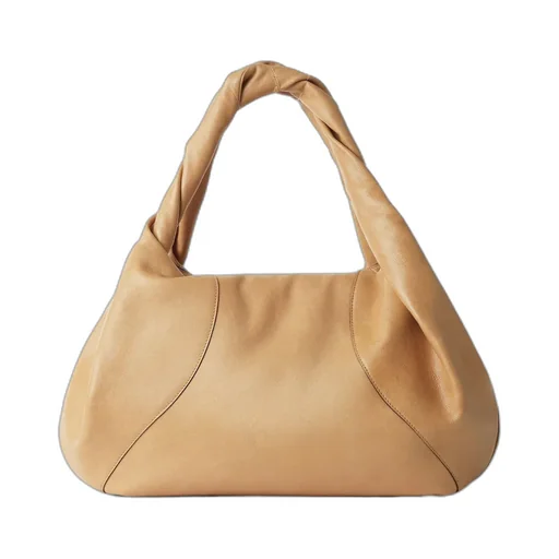 Beige Leather Bag