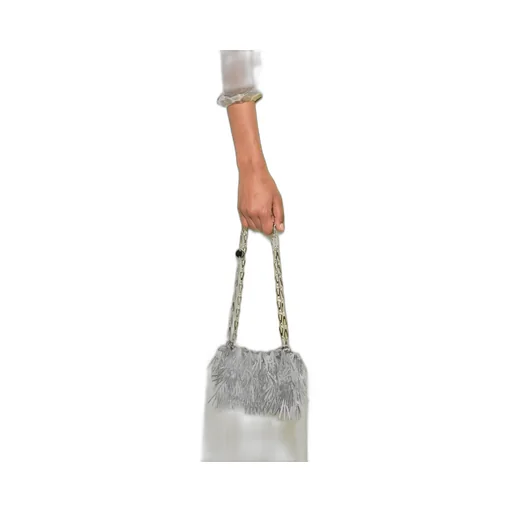 Rabanne Sequin-Embellished Chained Fringed Shoulder Bag