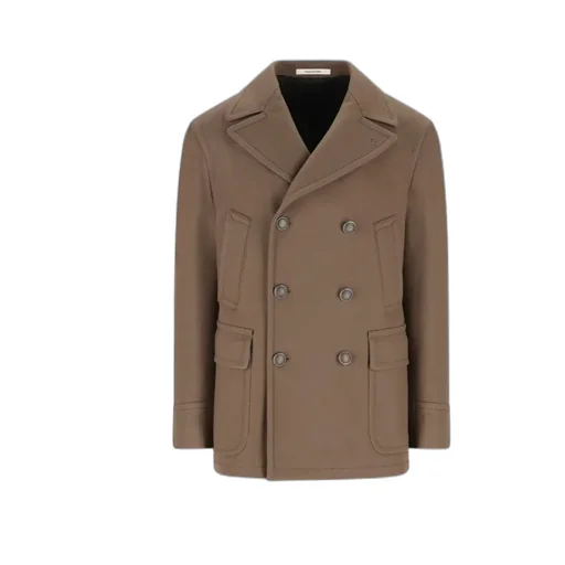 Long-Sleeved Double-Breasted Jacket