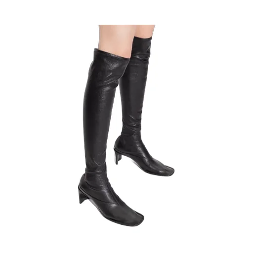 70Mm Knee-High Square-Toe Boots