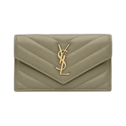 Saint Laurent Cassandre Matelassé Card Case