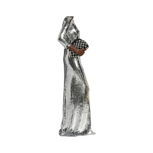 Crystal-Embellished Shoulder Bag