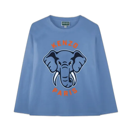 Elephant-Graphic Long-Sleeve T-Shirt