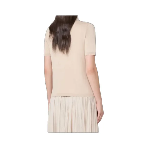 Silk And Cotton Polo T-Shirt