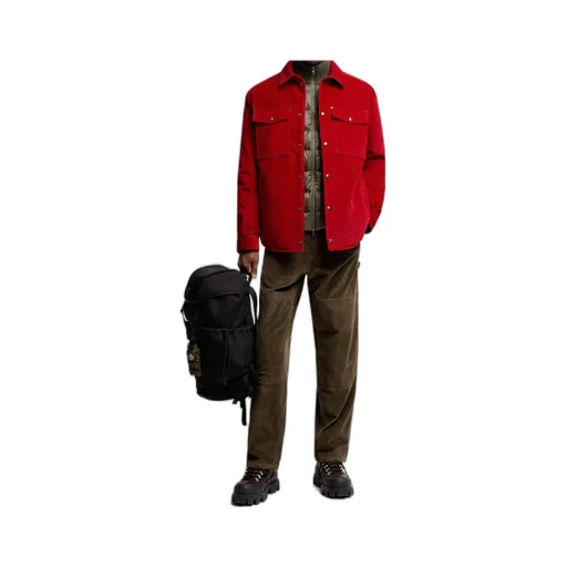 Moncler Logo Patch Straight-Leg Trousers