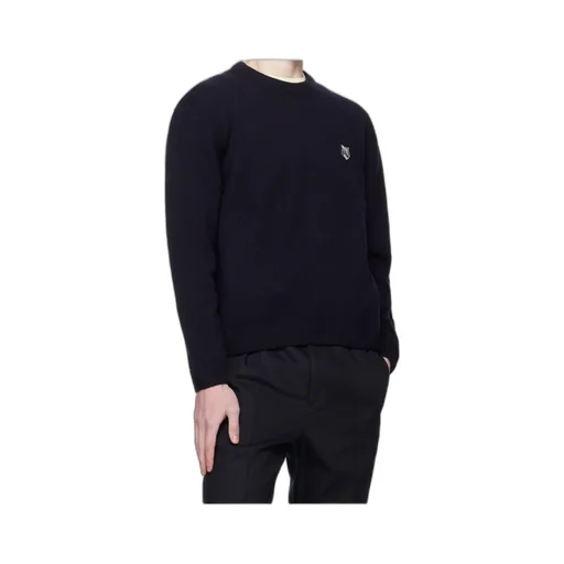 Fox-Head Wool Sweater