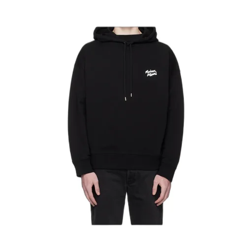 Maison Kitsuné Logo Printed Drawstring Hoodie
