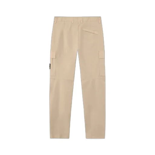 Stone Island Logo Patch Straight-Leg Trousers