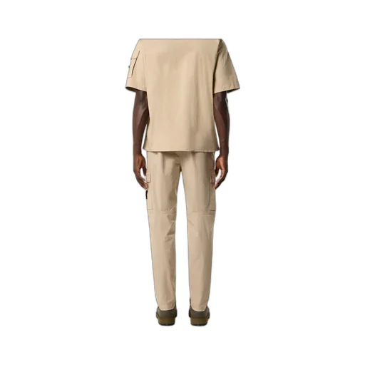 Stone Island Logo Patch Straight-Leg Trousers