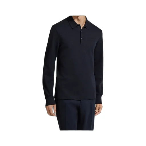 Long-Sleeve Polo Shirt