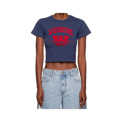 Red-Number Cropp Top