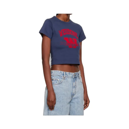 Red-Number Cropp Top
