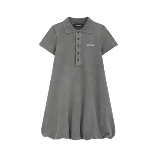 Logo-Embroidered Polo Dress