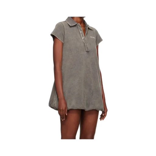 Logo-Embroidered Polo Dress