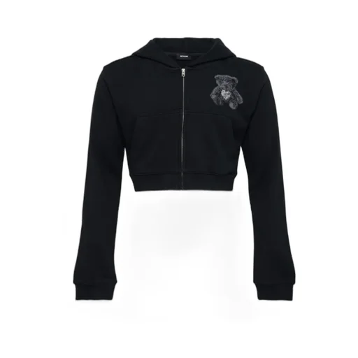 We11Done Cropped Zip-Up Hoodie