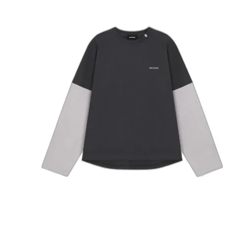 Two-Tone Long-Sleeve Top