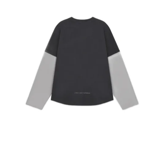 Two-Tone Long-Sleeve Top