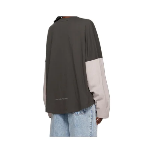 Two-Tone Long-Sleeve Top