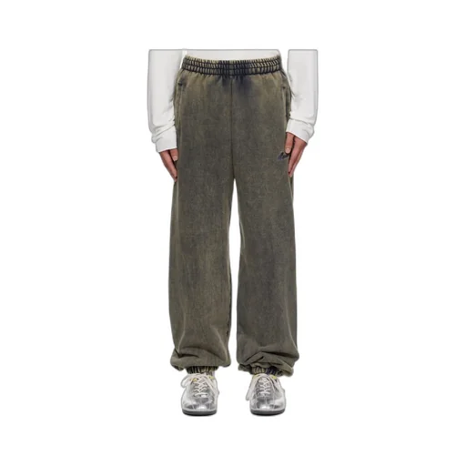 Elasticated-Cuff Logo Trousers