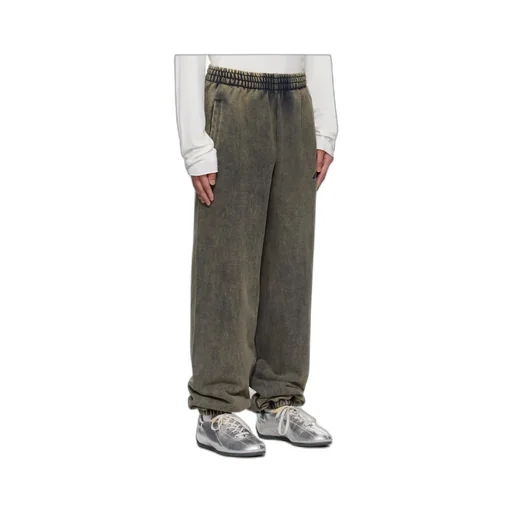 Elasticated-Cuff Logo Trousers