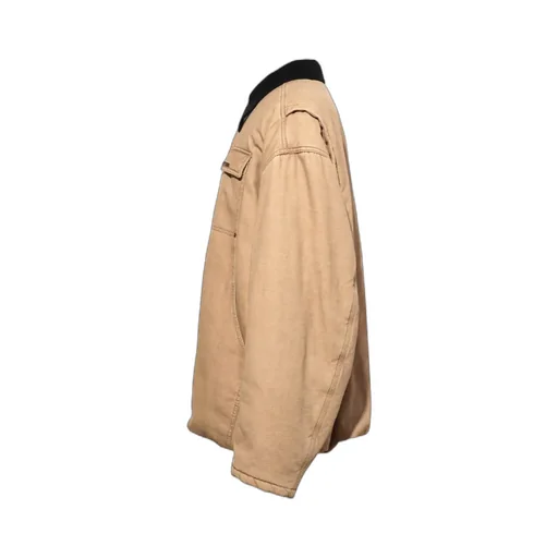 Corduroy-Collar Cotton Jacket