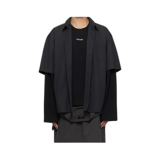 Double-Layered Cotton Shirt